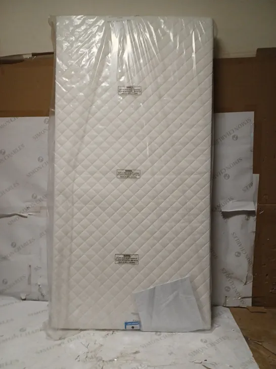 MOTHER & BABY FIRST GOLD ANTI-ALLERGY FOAM COT MATTRESS (COLLECTION ONLY) RRP £69.99