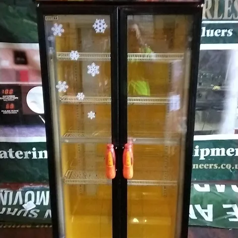 HUSKY COMMERCIAL BRANDED DRINKS REFRIGERATOR 