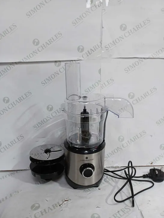 COOK'S ESSENTIALS 400ML COMPACT DOUBLE BLADE FOOD PROCESSOR