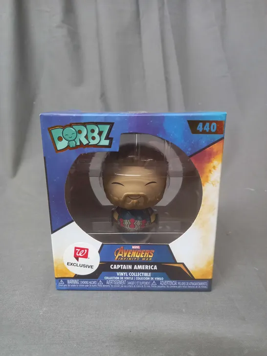 FUNKO DORBZ MARVEL AVENGERS INFINITY WAT - CAPTAIN AMERICA VINYL COLLECTIBLE - 440