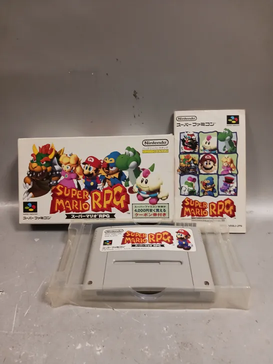 BOXED SUPER MARIO RPG FOR SUPER FAMICOM