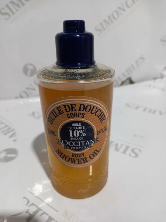 L'OCCITANE SHEA BODY SHOWER OIL 250ML