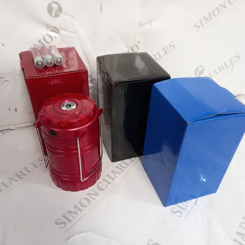 BOXED SECUREBRITE SET OF 3 POP-UP LANTERNS WITH FLASHLIGHT AND EMERGENCY FLASH