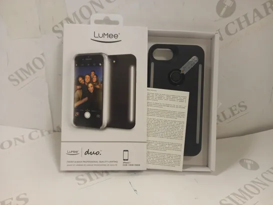 LUMEE DUO SMARTPHONE CASE WITH FRONT AND BACK PROFESSIONAL QUALITY LIGHTING FOR IPHONE 7