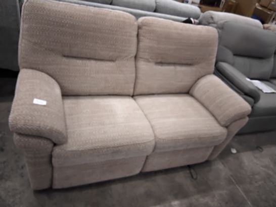 QUALITY G PLAN SEATTLE 2.5 SEATER ELECTRIC RECLINING SOFA IN HOPSACK ROSE FABRIC