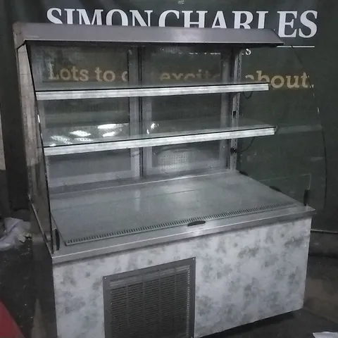 3 TIER GLASS REFRIGERATED FOOD DISPLAY 