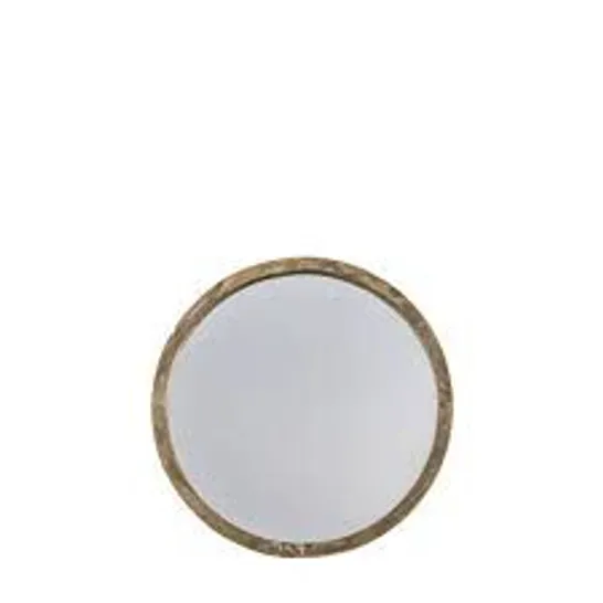 BOXED HECTOR MIRROR ROUND SMALL NATURAL 500 X 500 X 30mm