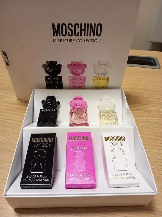 BOXED MOSCHINO MINIATURE COLLECTION 