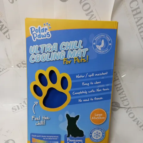 BOXED POLAR PAWS ULTRA CHILL COOLING MAT FOR PETS LARGE