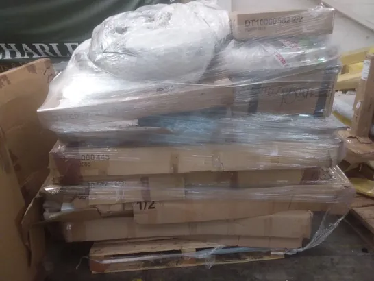 PALLET OF ASSORTED FLAT PACK FURNITURE ITEMS