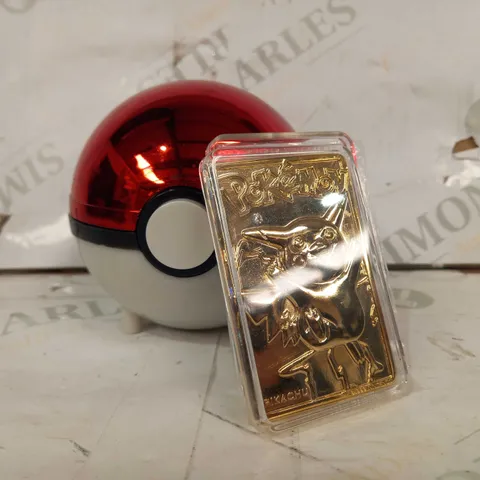 POKÉMON SPECIAL EDITION 23 KARAT GOLD PLATED TRADING CARD - #25 PIKACHU