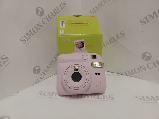 BOXED FUJIFILM INSTANT MINI 12 INSTANT CAMERA RRP £79.99