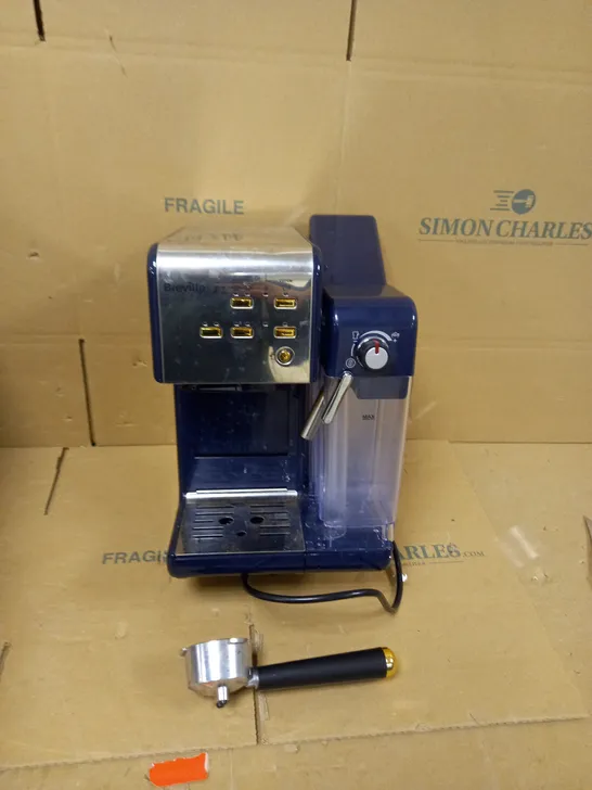 BREVILLE ONE-TOUCH COFFEEHOUSE COFFEE MACHINE - NAVY BLUE