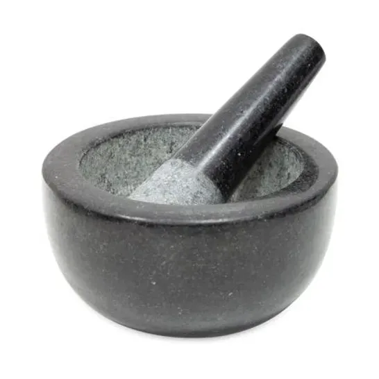 BOXED BLACKMOOR PESTLE AND MORTAR