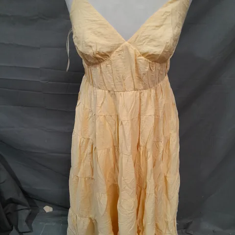 ABERCROMBIE & FITCH YELLOW DRESS - XS