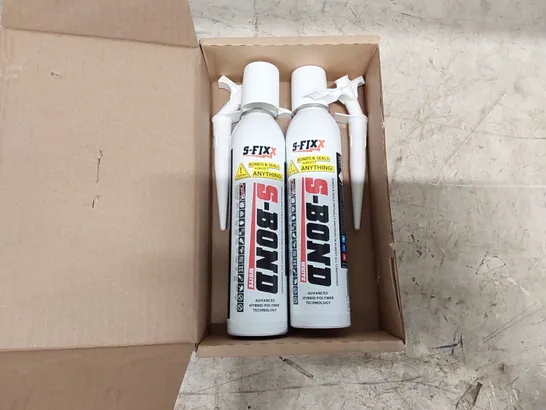 BOXED SFIXX S-BOND NO GUN 3-IN-1 SEALANT ADHESIVE AND FILLER (1 BOX)