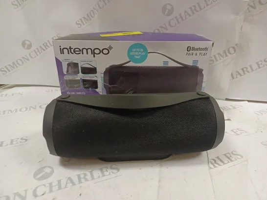 BOXED INTEMPO RECHARGEABLE BLUETOOTH STEREO SPEAKER WDS385