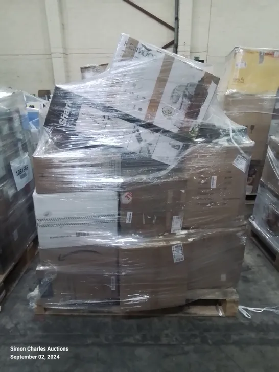 PALLET OF APPROXIMATELY 27 UNPROCESSED RAW RETURN HOUSEHOLD AND ELECTRICAL GOODS TO INCLUDE;