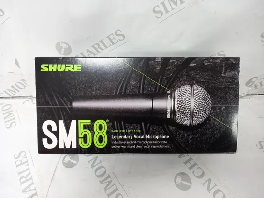 BOXED SHURE SM58 VOCAL MICROPHONE