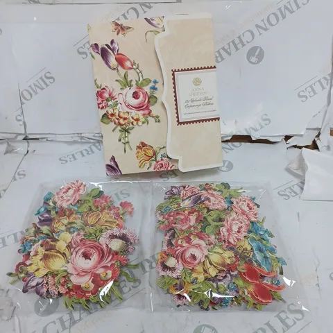 ANNA GRIFFIN 120 DELICATE FLORAL THREE DIMENSIONAL STICKERS