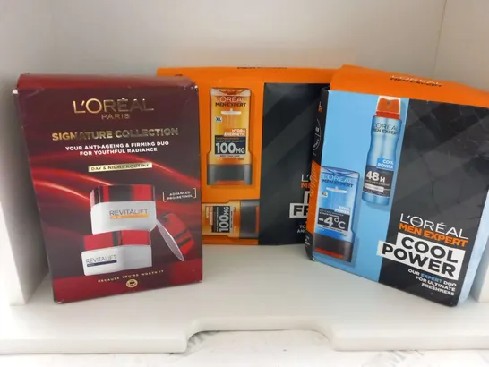 SEVEN ASSORTED L'OREAL PRODUCTS TO INCLUDE; SIGNATURE COLLECTION, FEEL FRESH AND COOL POWER