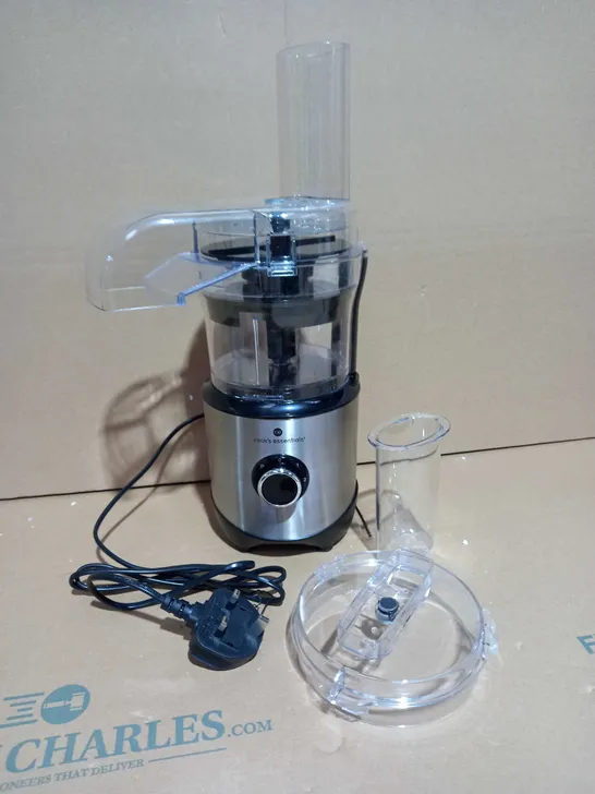 OUTLET COOK'S ESSENTIALS 400ML COMPACT DOUBLE BLADE FOOD PROCESSOR