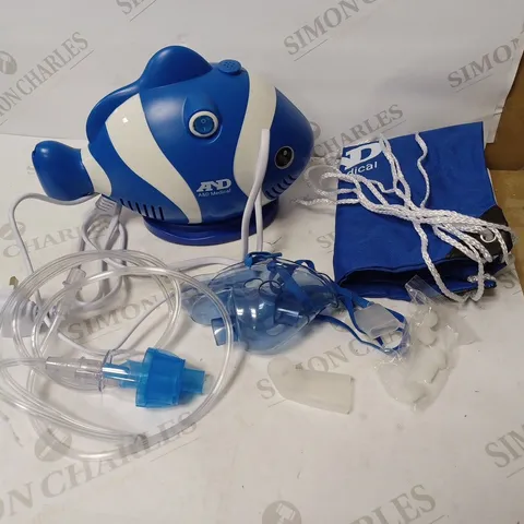 A&D MEDICAL UN-019 CHILD FRIENDLY COMPRESSOR NEBULISER - BLUE CLOWNFISH