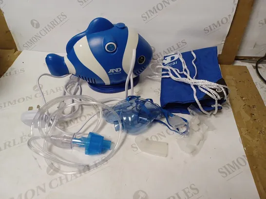 A&D MEDICAL UN-019 CHILD FRIENDLY COMPRESSOR NEBULISER - BLUE CLOWNFISH