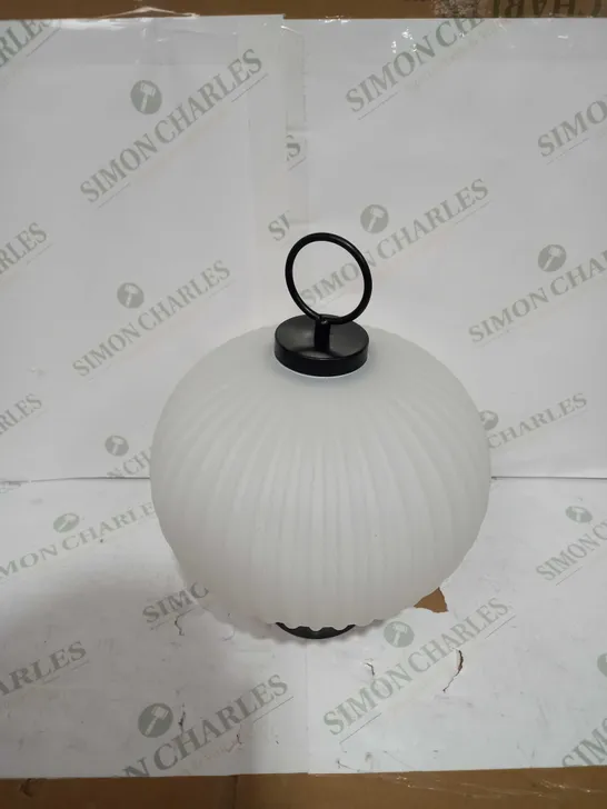 K BY KELLY HOPPEN INDOOR OUTDOOR GLASS LANTERN