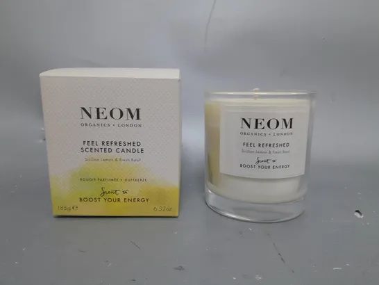 NEOM ORGANICS LONDON FEEL REFRESHED SCENTED CANDLE 185G