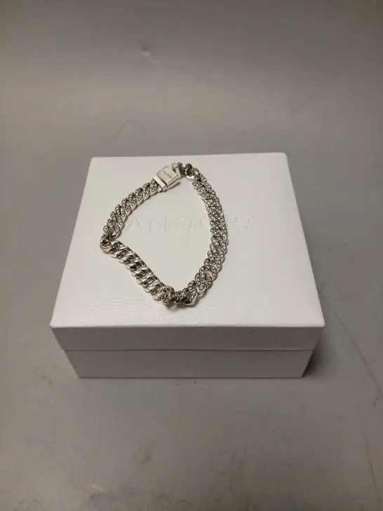 PANDORA TIMELESS PAVÉ CUBAN CHAIN BRACELET