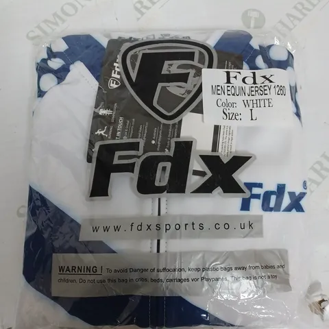 FDX EQUIN JERSEY IN WHITE SIZE L 