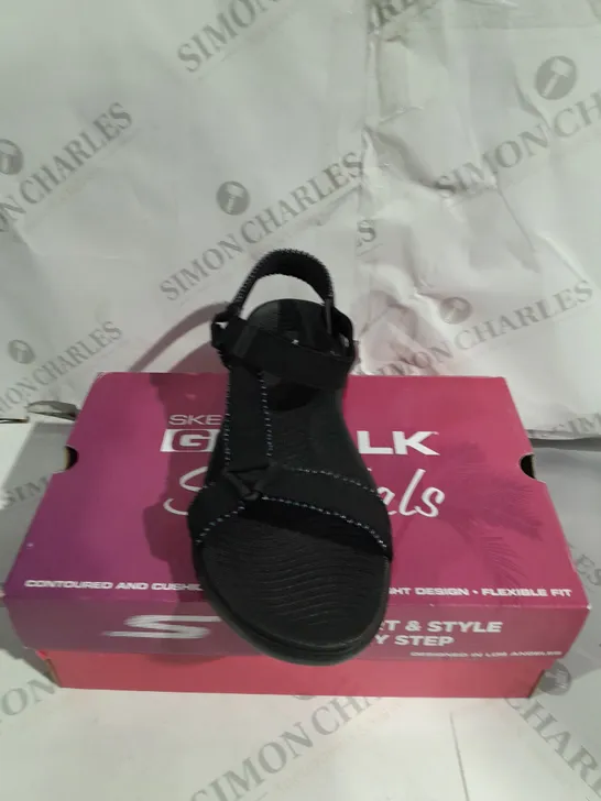 BOXED SKECHERS GO WALK SANDALS SIZE 7 