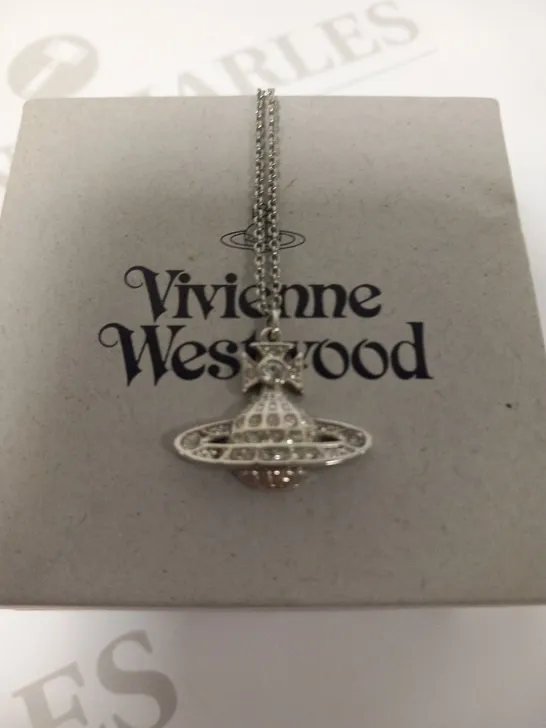 BOXED VIVIENNE WESTWOOD MINNIE BAS RELIEF PENDANT