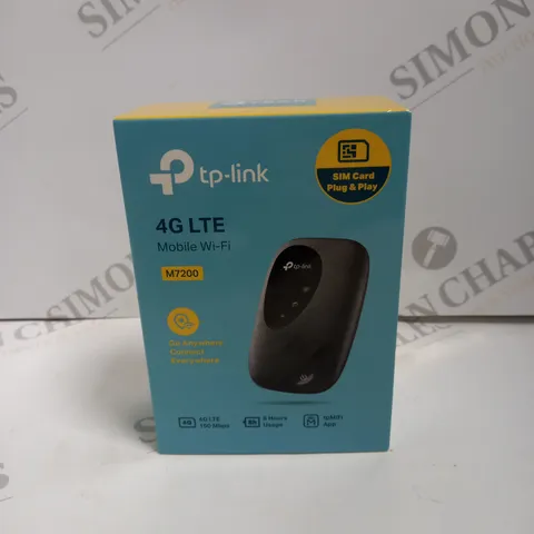 BOXED TP-LINK M7200 4G LTE MOBILE WI-FI ROUTER