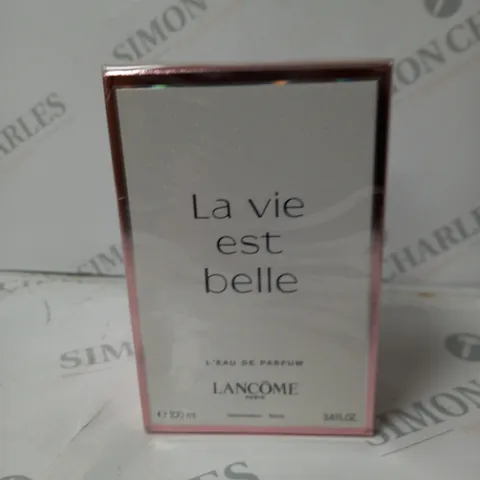 BOXED LANCOME PARIS LA VIE ECT BELLE L'EAU DE PARFUM 100ML - SEALED 