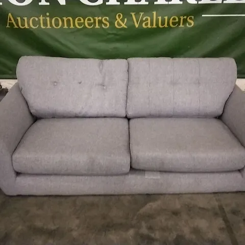 DESIGNER GREY FABRIC 2 SEATER SOFA