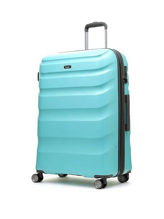 BOXED GRADE 1 WHEELED HARDSHELL LARGE SUITCASE TURQUOISE 