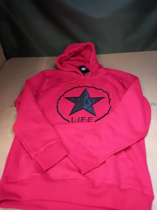 STAR LIFE STYLE RED HOODIE IN RED SIZE XL