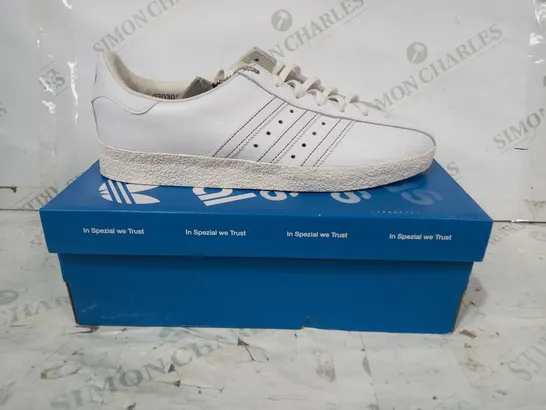 BOXED PAIR OF ADIDAS YABISAH SPZL SHOES IN WHITE UK SIZE 9