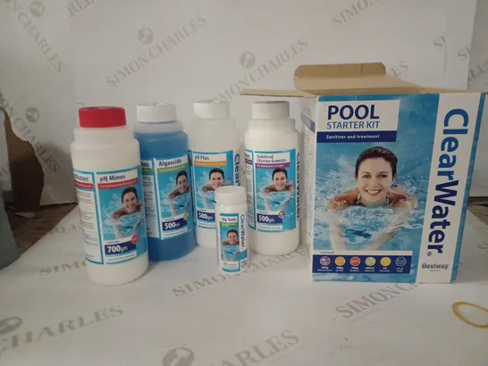 CLEAR WATER POOL STARTER KIT RRP £29.99