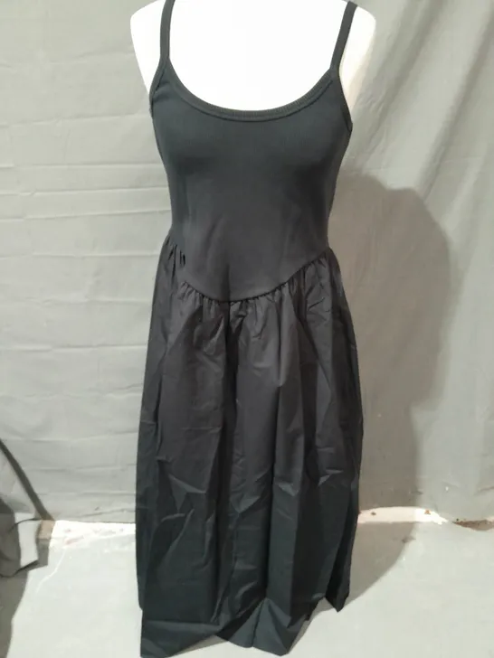 M&S BLACK VEST DRESS I BLACK - 12 REG