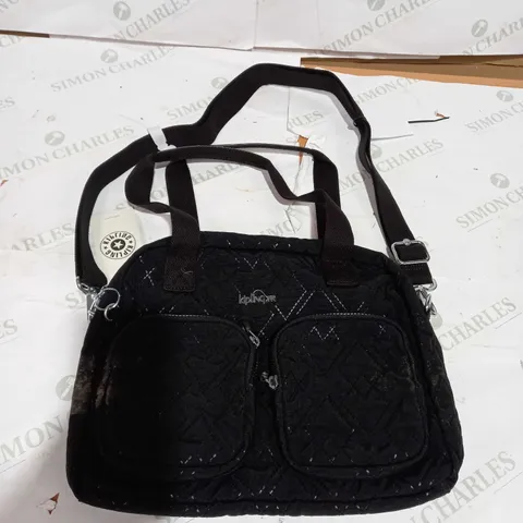 KIPLING TOMMY BLACK HANGBAG 