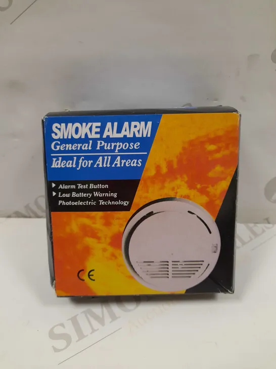 BOXED SMOKE ALARAM GENERAL PURPOSE IDEAL FOR ALL AREAS