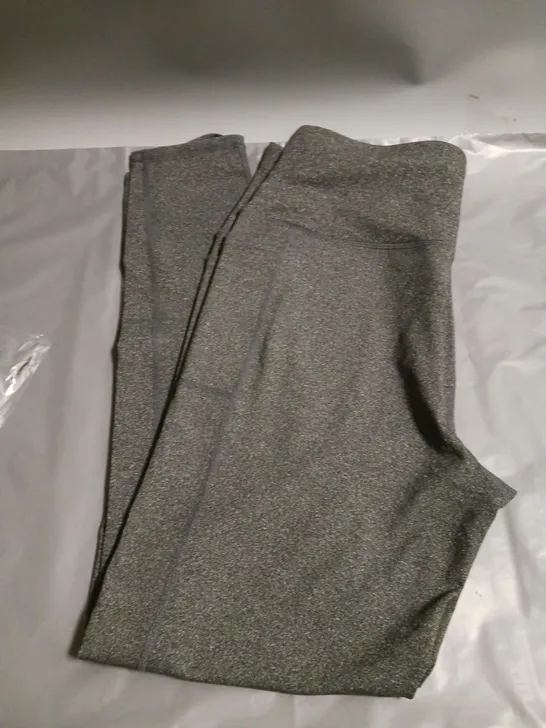 SKECHERS LADIES GO FLEX LEGGINGS CHARCOAL GREY SIZE LARGE