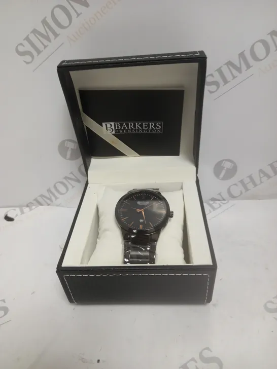 BOXED BARKERS OF KENSINGTON ENTOURAGE ROSE MENS WATCH