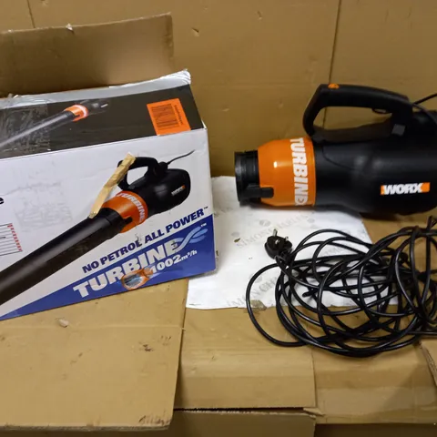 WORX WG518E AIR TURBINE CORDED LEAF BLOWER