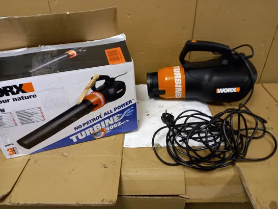 WORX WG518E AIR TURBINE CORDED LEAF BLOWER