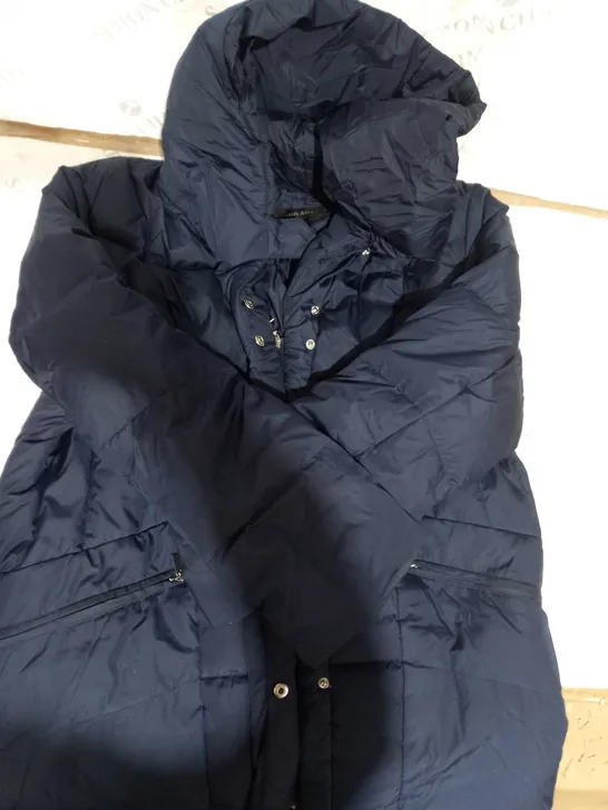 CENTIGRADE MACHINE WASHABLE HOODED COAT NAVY SIZE SMALL