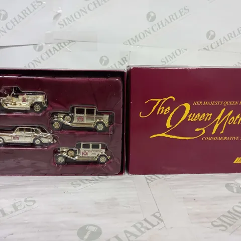 BOXED THE QUEEN MOTHER - COMMEMORATIVE SET